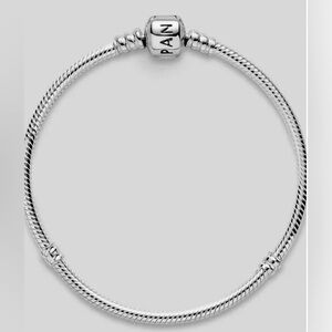 Pandora Sterling Silver European Bead Charm Bracelet  zise 23 cm/ 9.1 inch